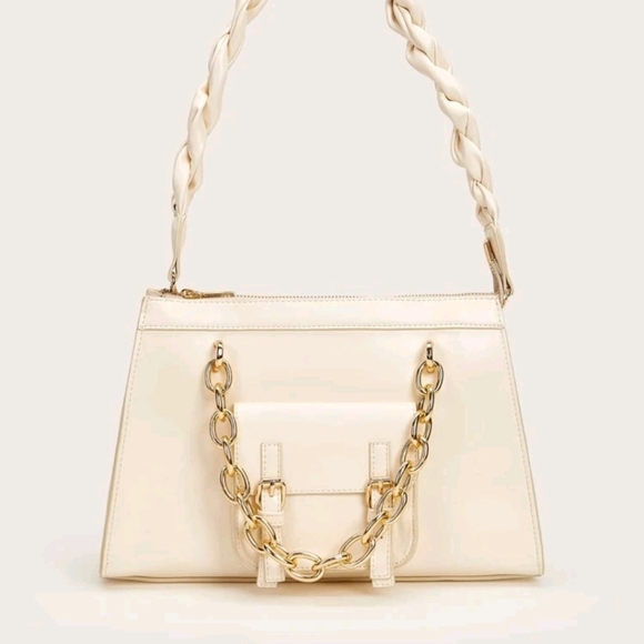 Buckle Decor Shoulder Bag - Picture 7 of 10